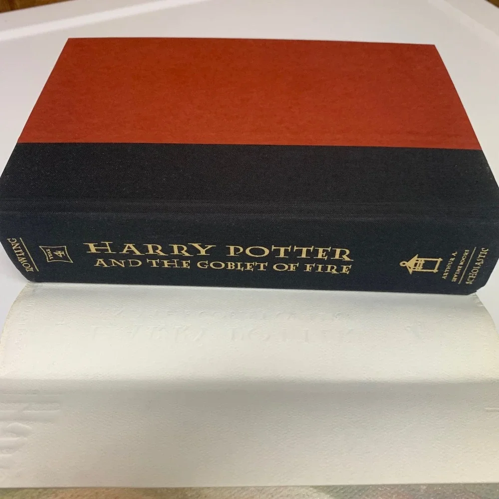 VTG Harry Potter Goblet‎ of Fire HC 2000 1st American Ed 26th Printing w/ DJ Y2K